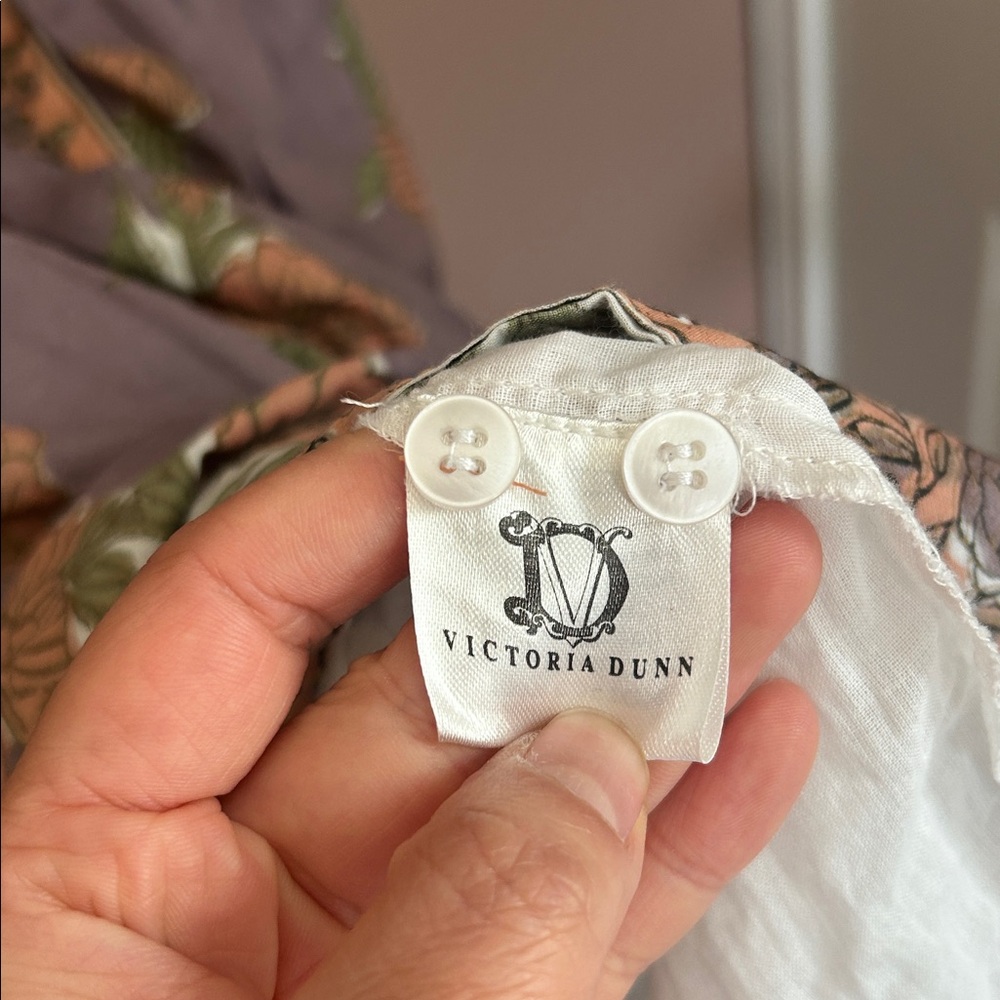 NWT Victoria Dunn Floral Boho Cottagecore Midi Dress Size XS - Picture 14 of 14